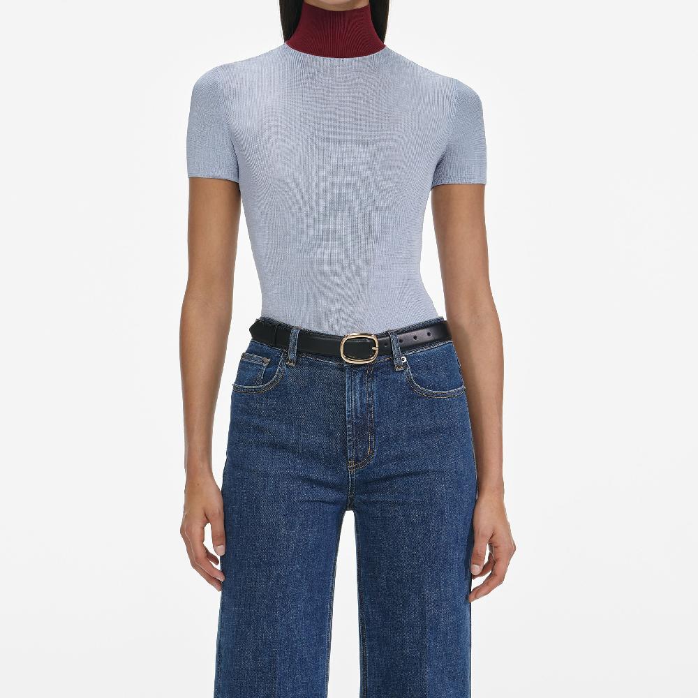 Self Portrait Blue Flared Jeans CLOTHING