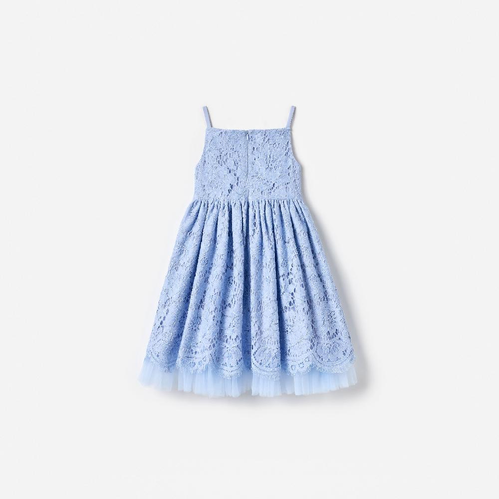 Self Portrait Blue Floral Lace Dress KIDS