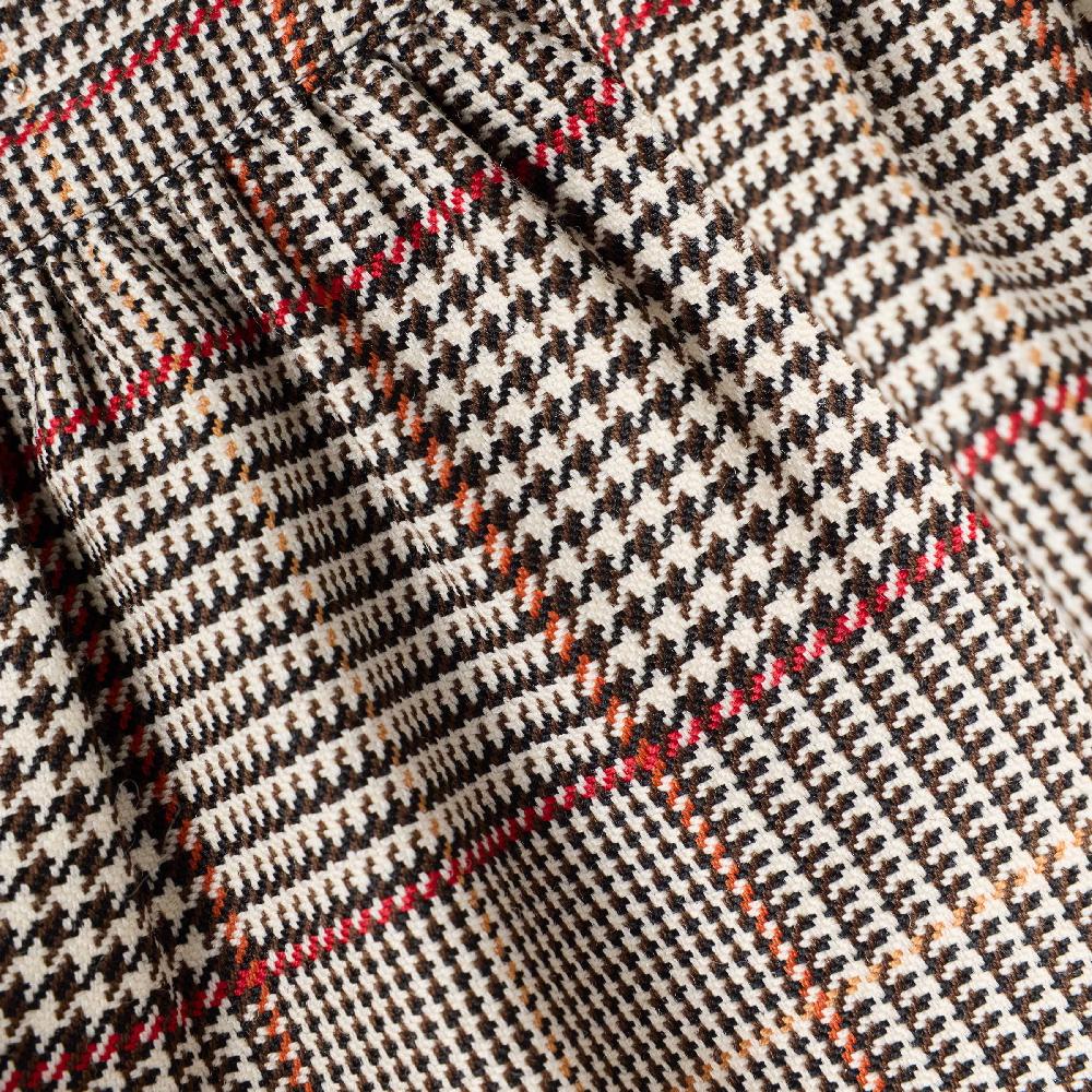 Self Portrait Brown Check Skirt KIDS