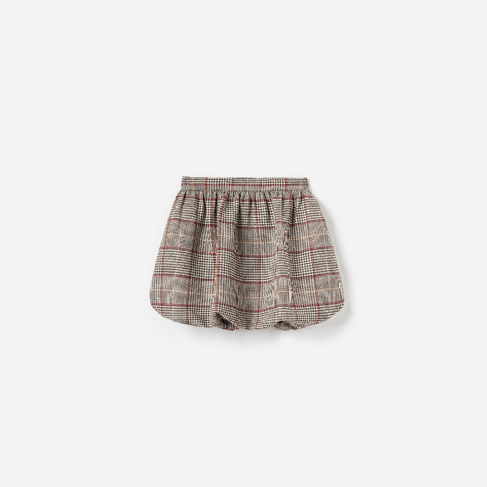 self portrait Brown Check Skirt KIDS