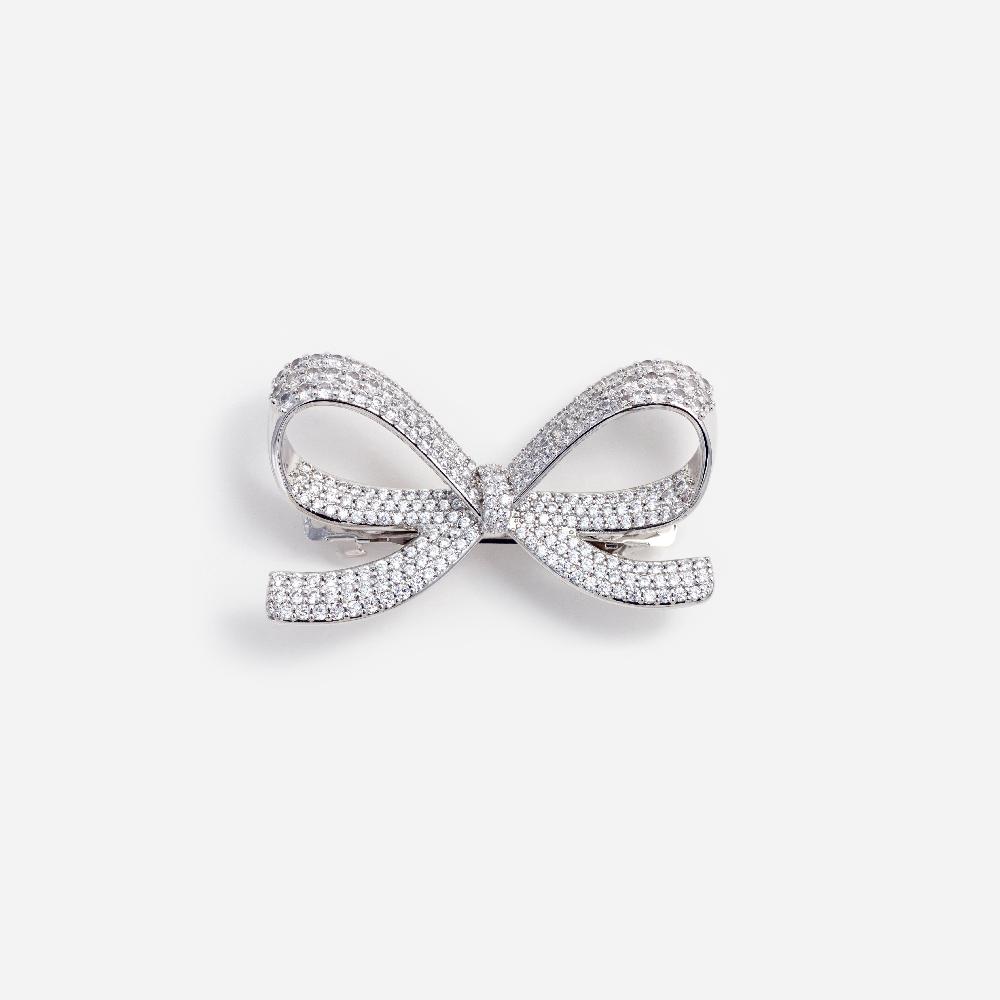 self portrait Crystal Bow Hairclip JEWELLERY