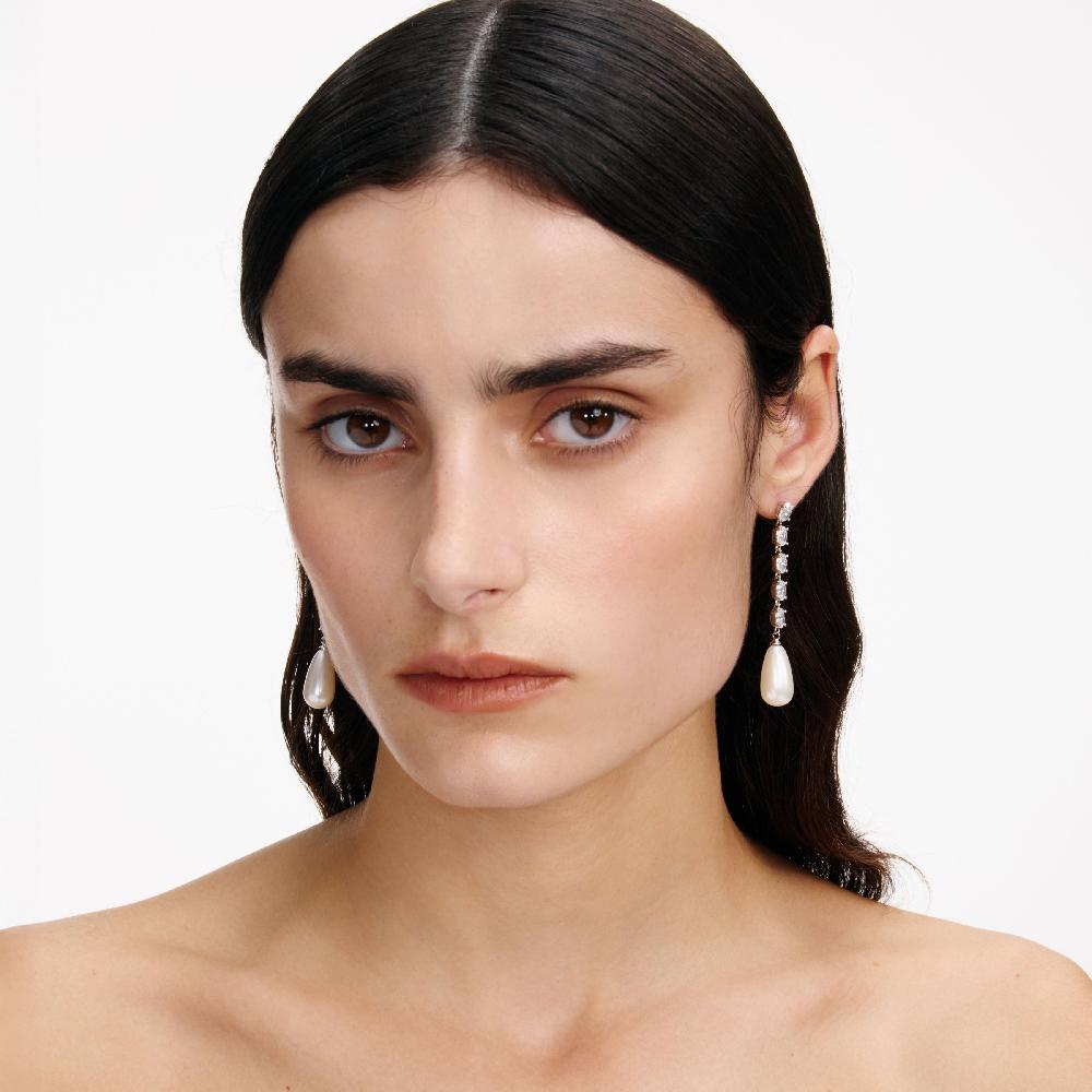 Self Portrait Crystal Droplet Earrings JEWELLERY