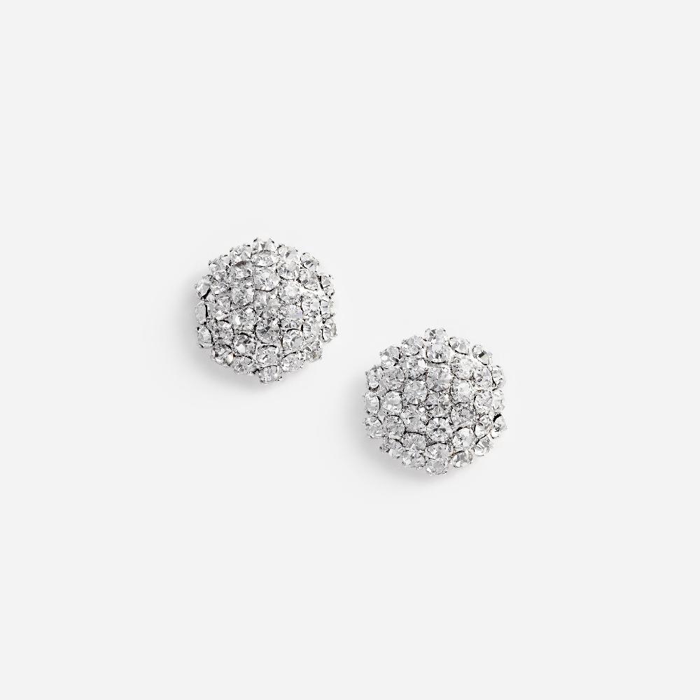 self portrait Crystal Flower Earrings JEWELLERY