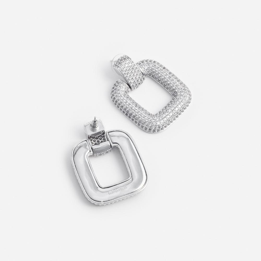 Self Portrait Crystal Knocker Earrings JEWELLERY