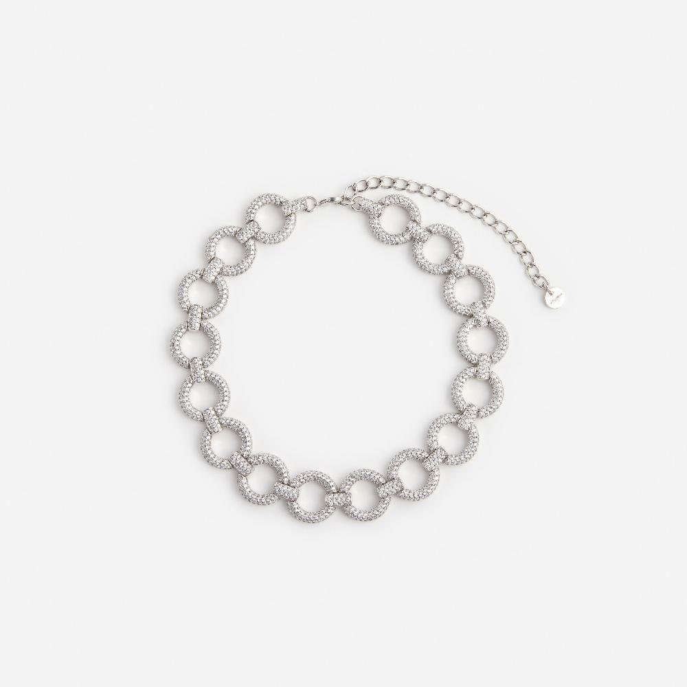 self portrait Crystal Link Choker JEWELLERY