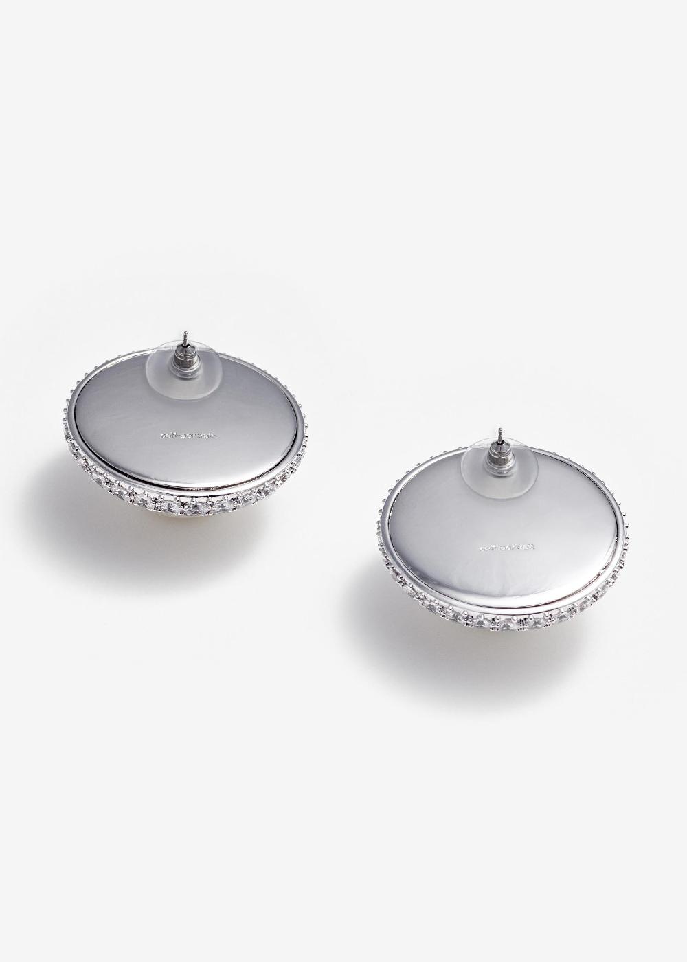 Self Portrait Crystal Pearl Earrings JEWELLERY