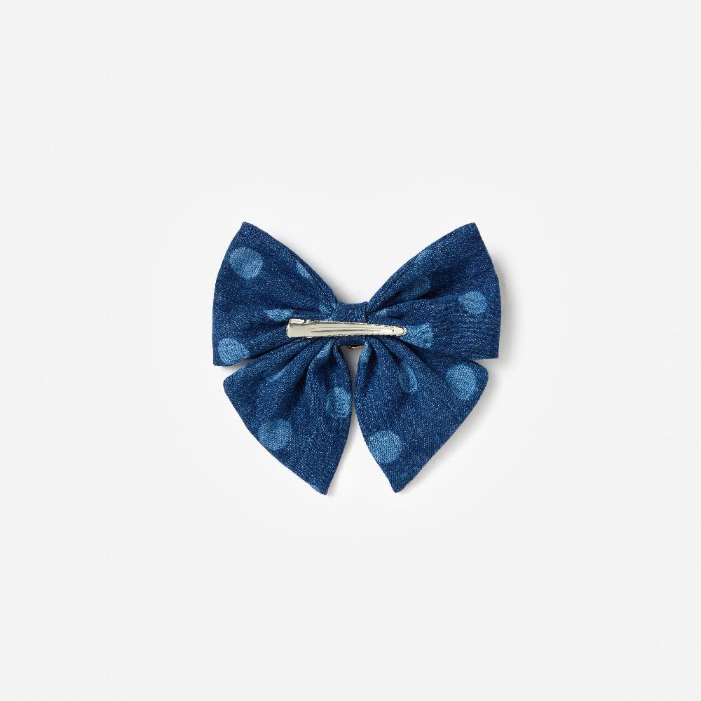 Self Portrait Denim Hair Bow KIDS