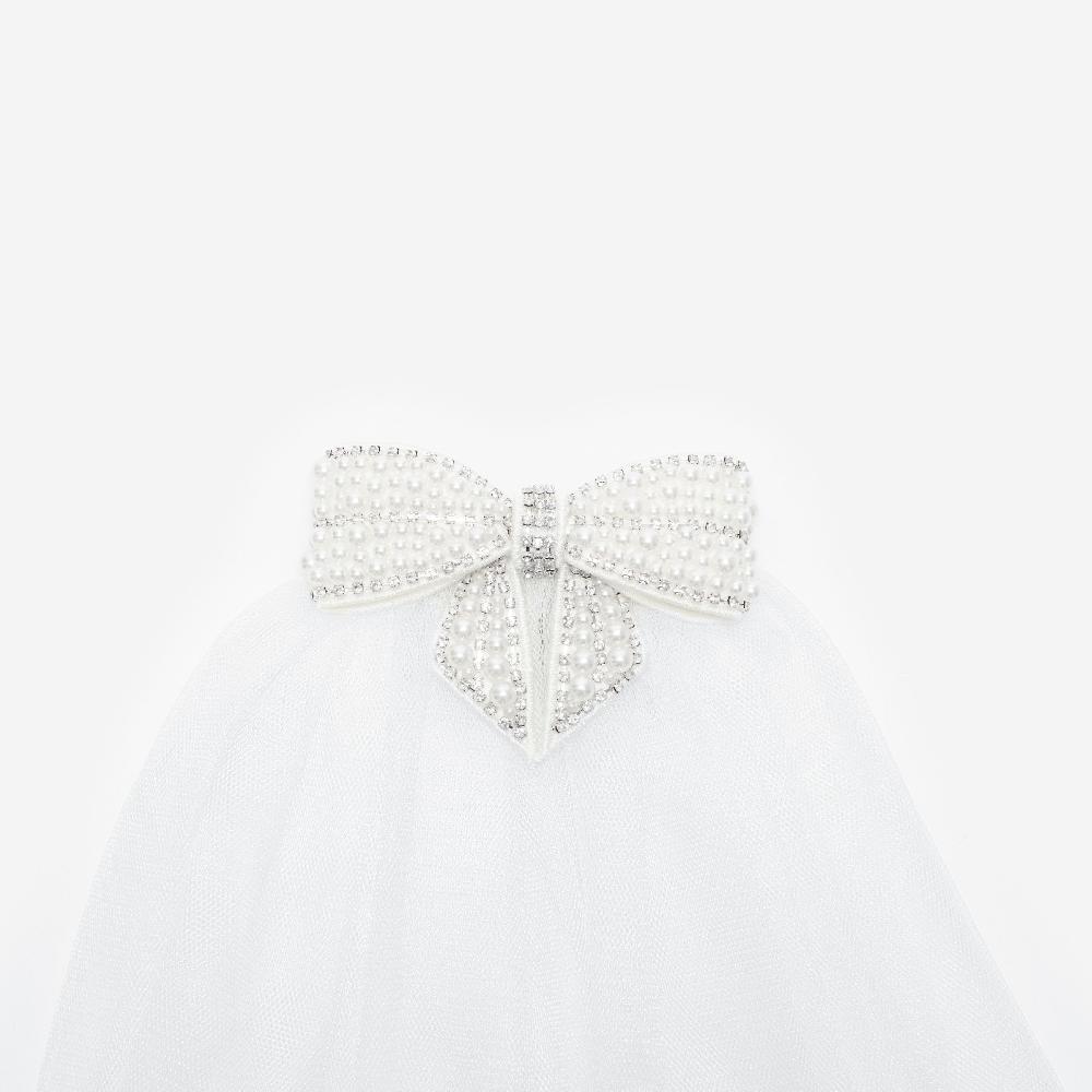 Self Portrait Embellished Bow Veil JEWELLERY