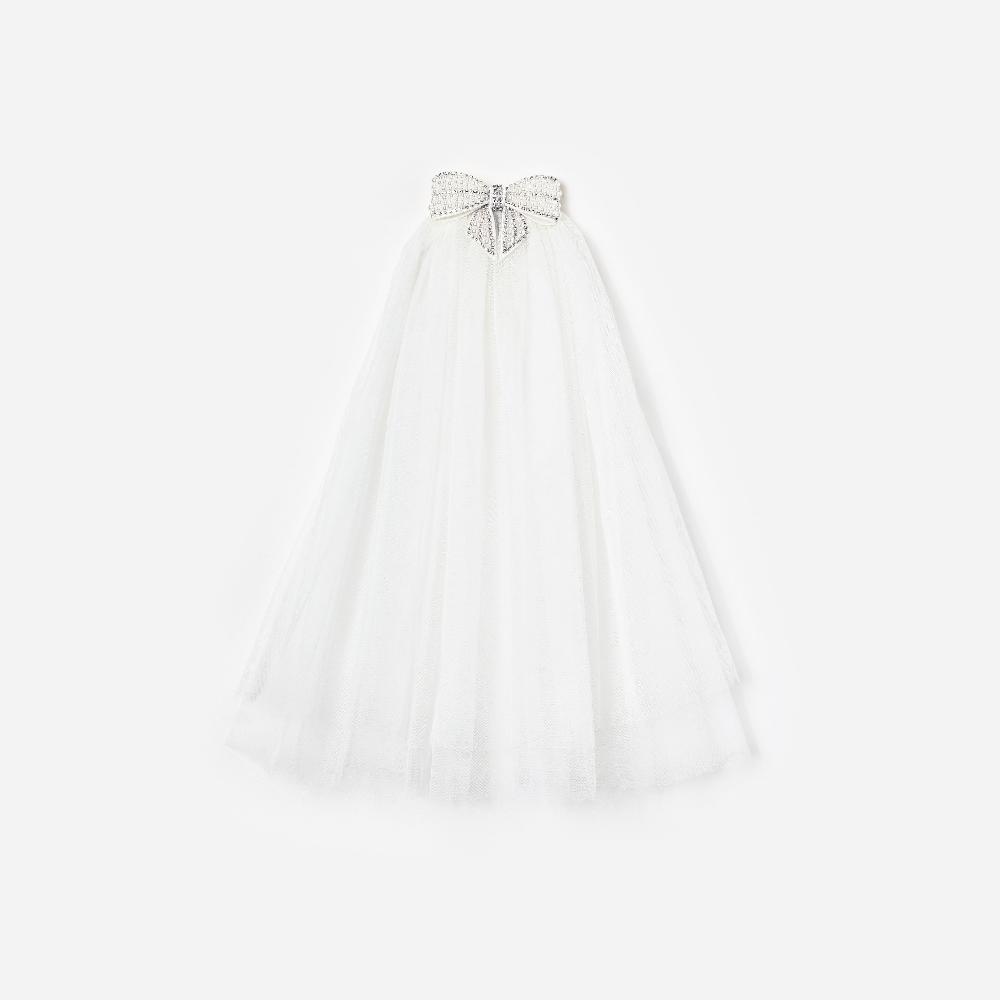 self portrait Embellished Bow Veil JEWELLERY