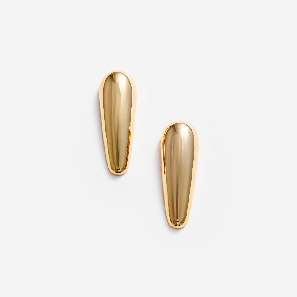 self portrait Gold Bar Earrings JEWELLERY