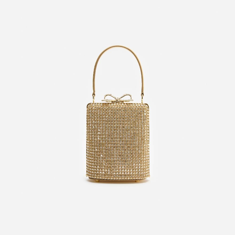 self portrait Gold Crystal Mini Bag BAGS