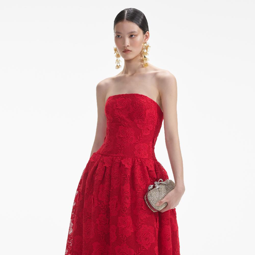 Self Portrait Gold Floral Earrings JEWELLERY