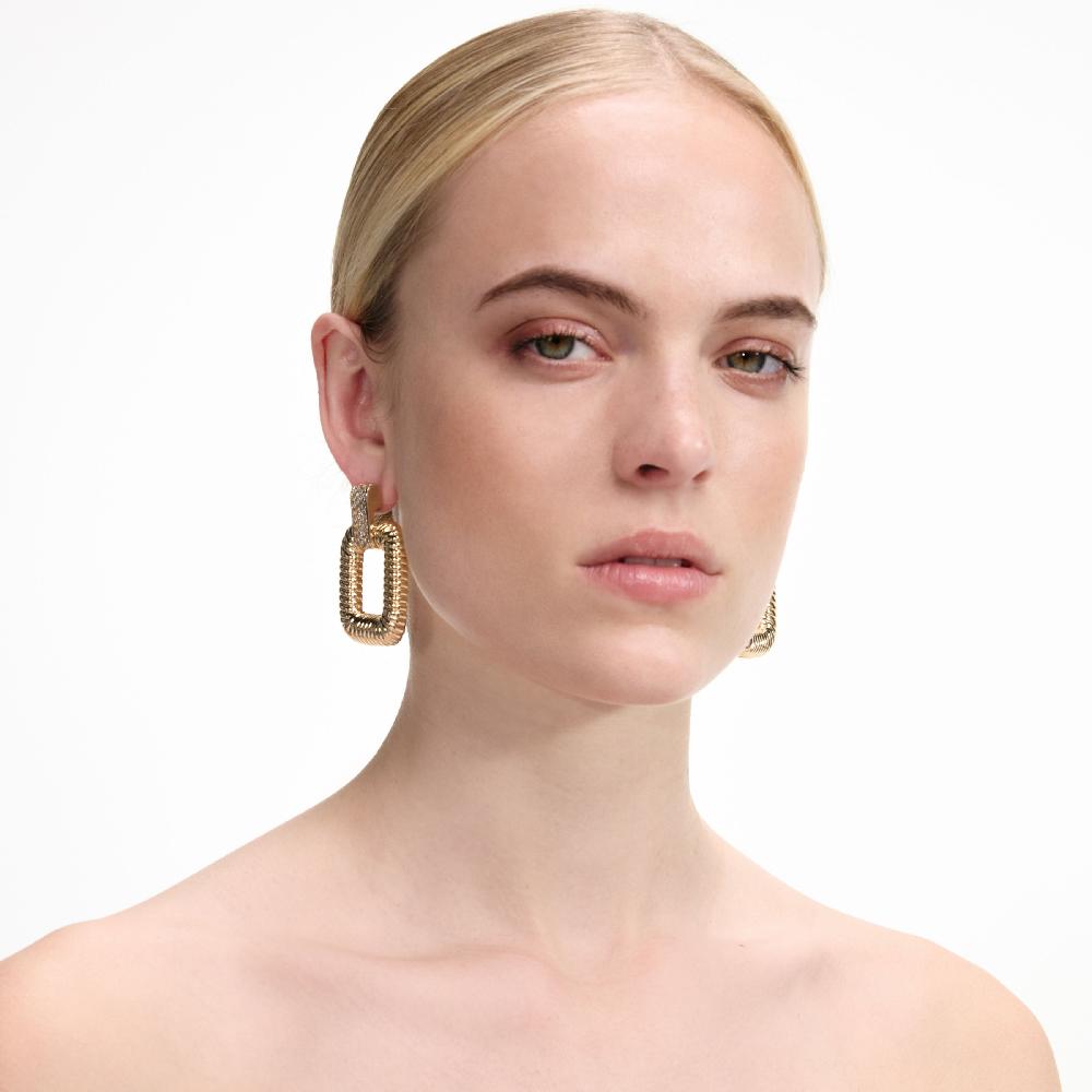 Self Portrait Gold Knocker Earrings JEWELLERY