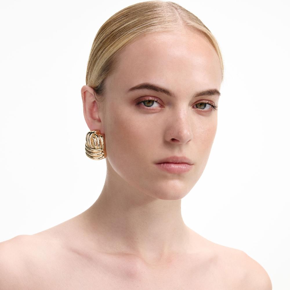 Self Portrait Gold Knot Earrings JEWELLERY
