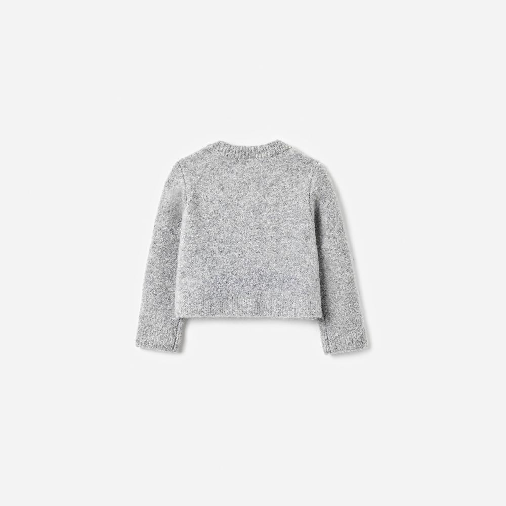 Self Portrait Grey Knit Cardigan KIDS