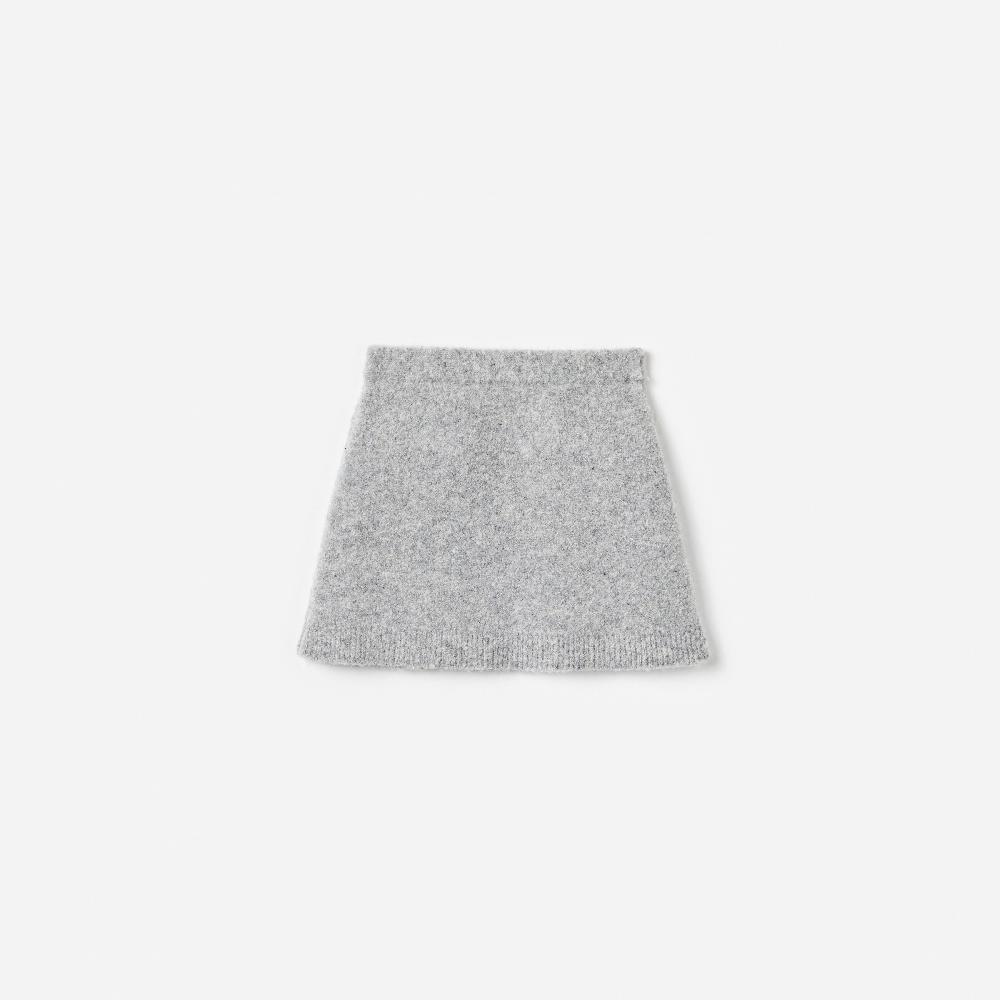Self Portrait Grey Knit Skirt KIDS
