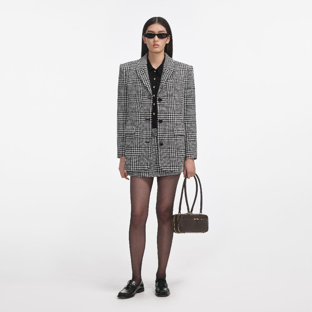 self portrait Houndstooth Blazer CLOTHING