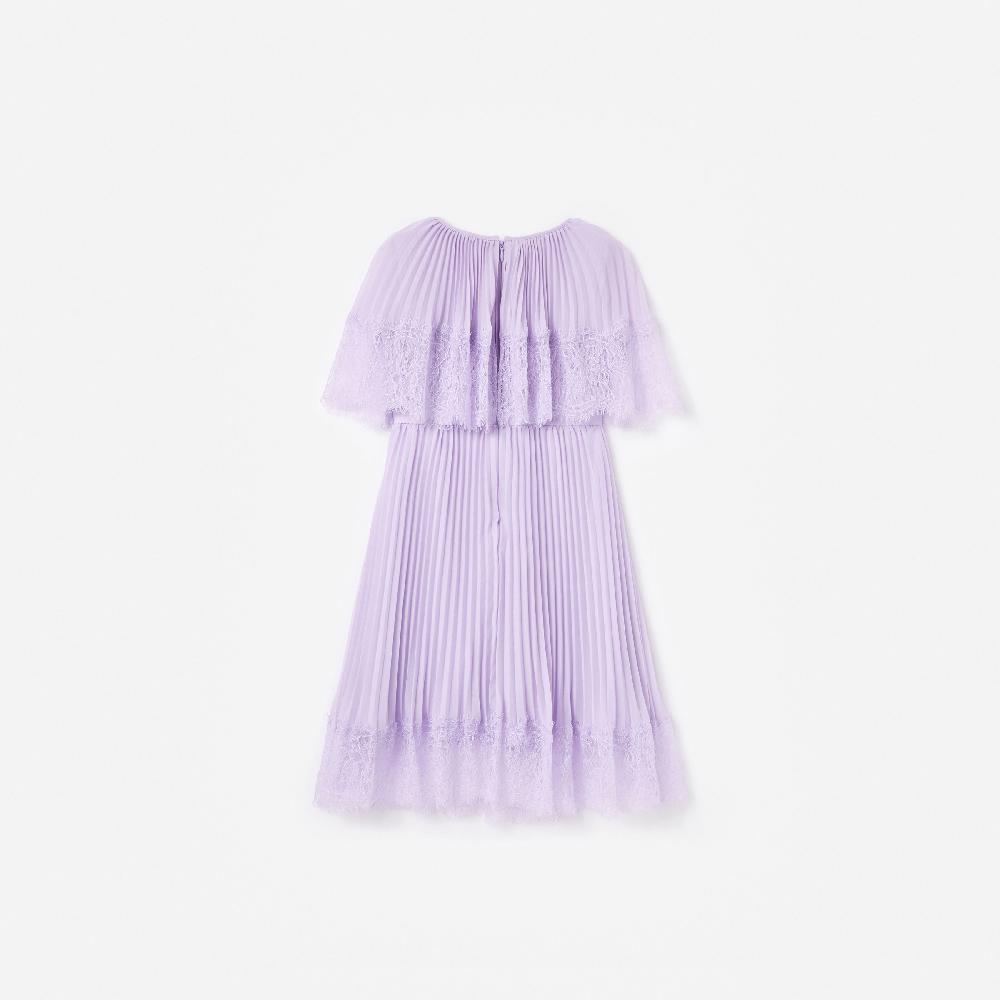 Self Portrait Lilac Chiffon Cape Dress KIDS