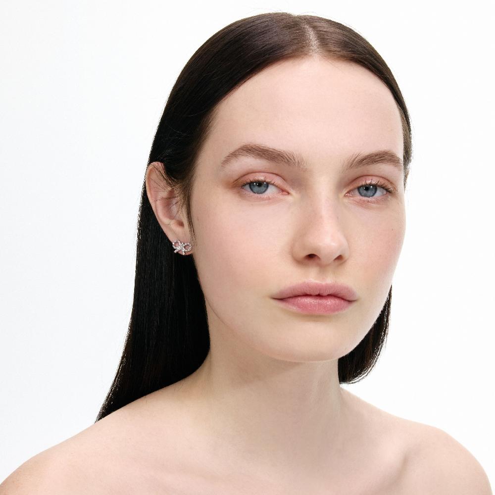 Self Portrait Micro Bow Earrings JEWELLERY