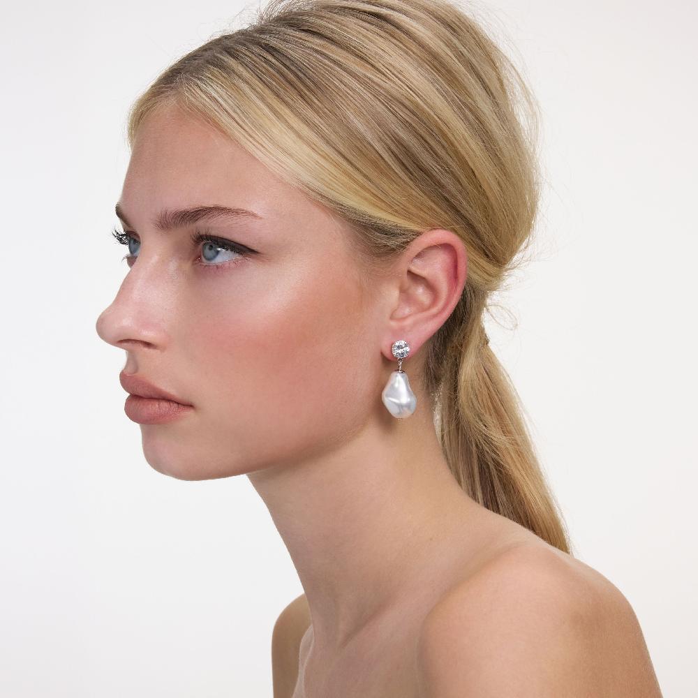 Self Portrait Mottled Pearl Earrings JEWELLERY