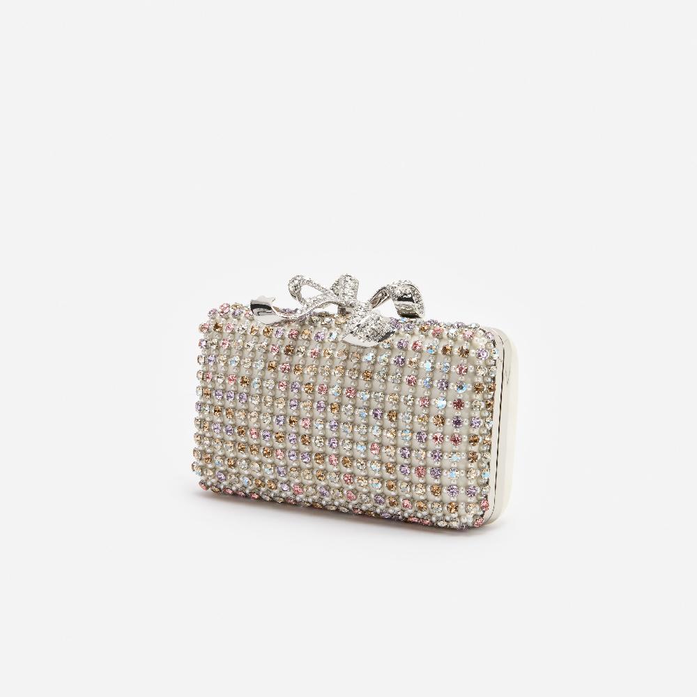 Self Portrait Multi Crystal Clutch Bag BAGS