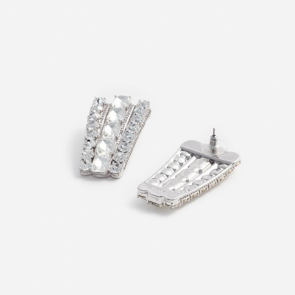 Self Portrait Multi Crystal Earrings JEWELLERY