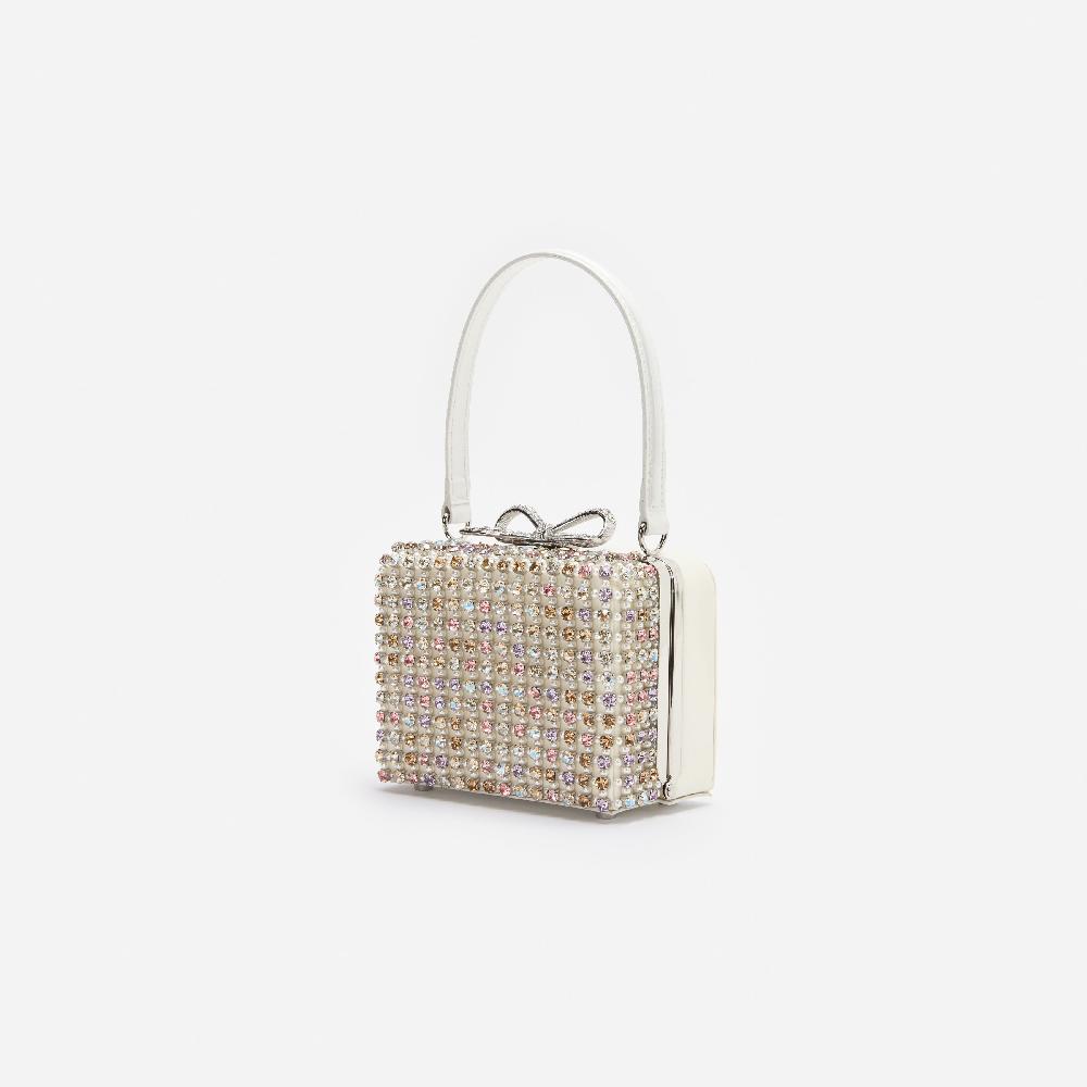 Self Portrait Multi Crystal Micro Bag BAGS