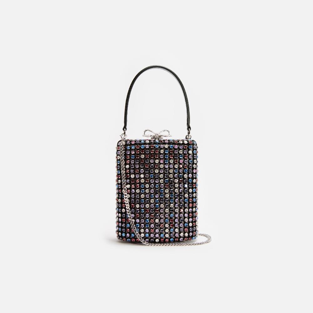 Self Portrait Multi Crystal Mini Bag BAGS