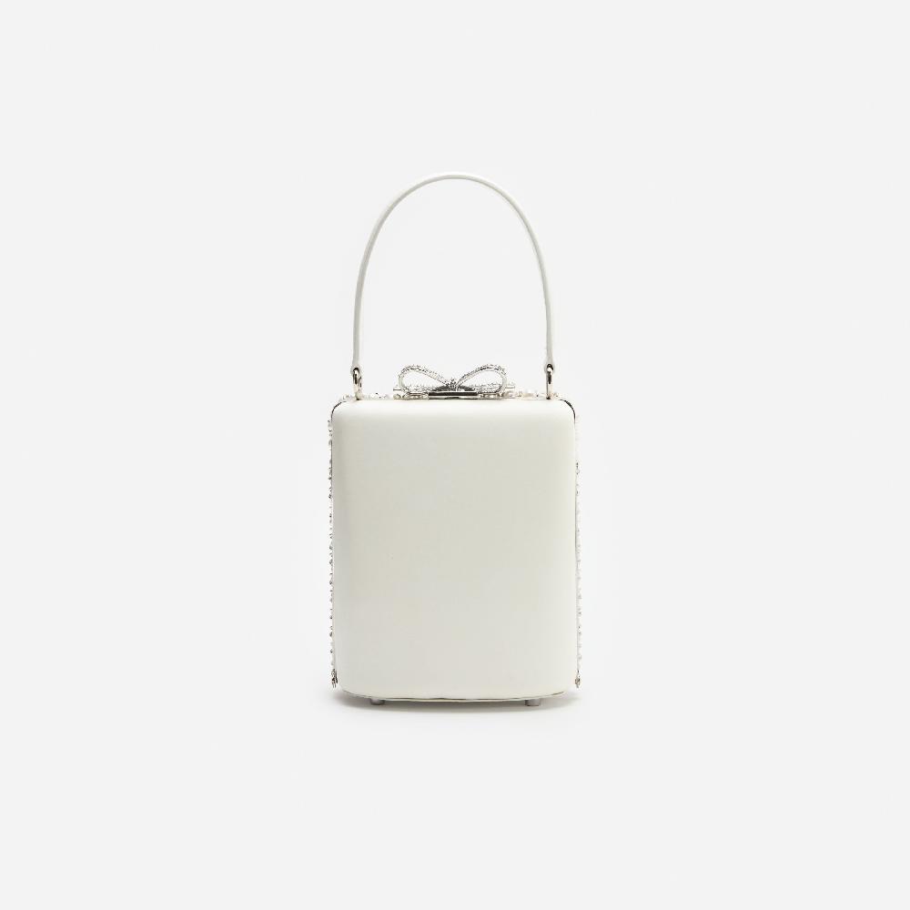 Self Portrait Pearl Embellished Mini Bag BAGS