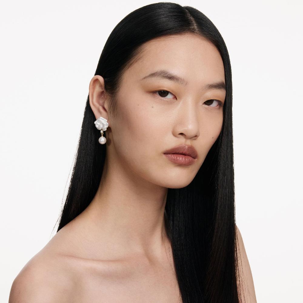 Self Portrait Pearl Flower Earrings JEWELLERY