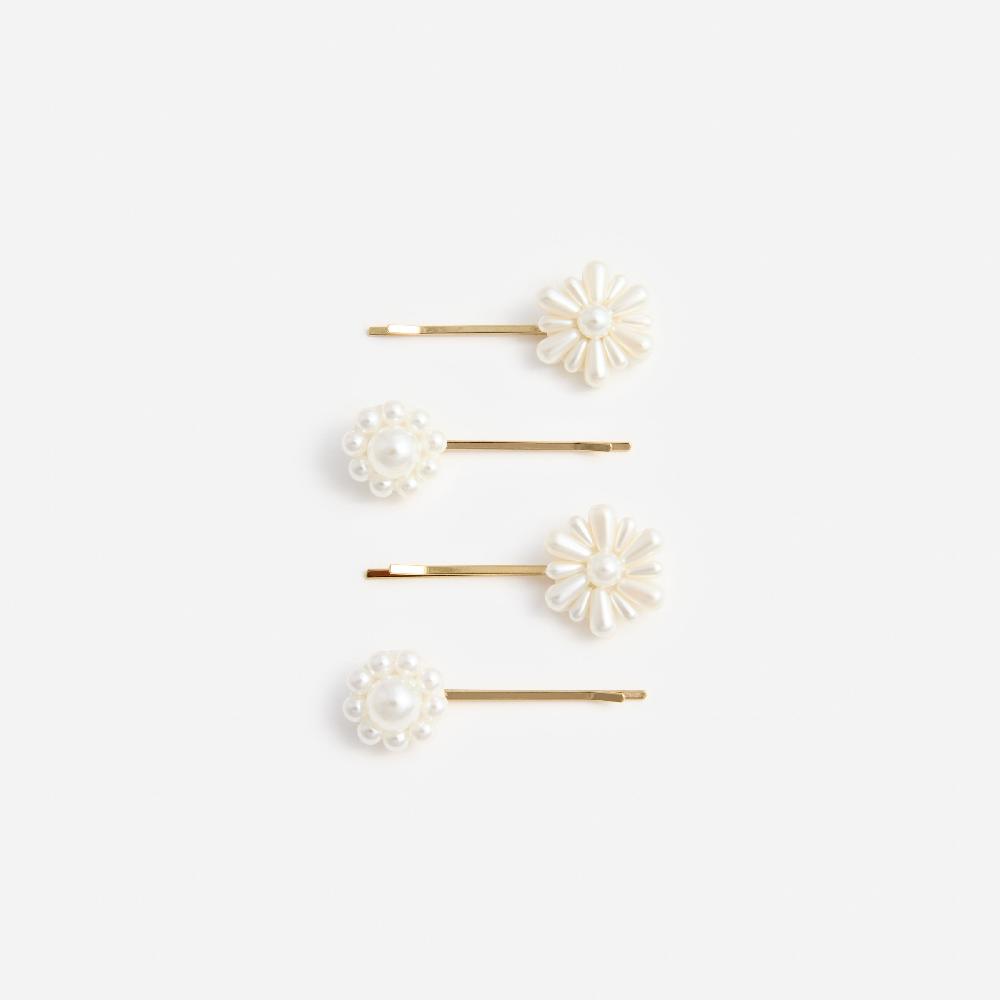 self portrait Pearl Flower Hairclips KIDS