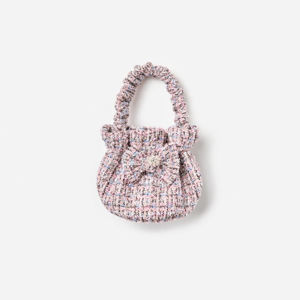 self portrait Pink Boucle Bag KIDS
