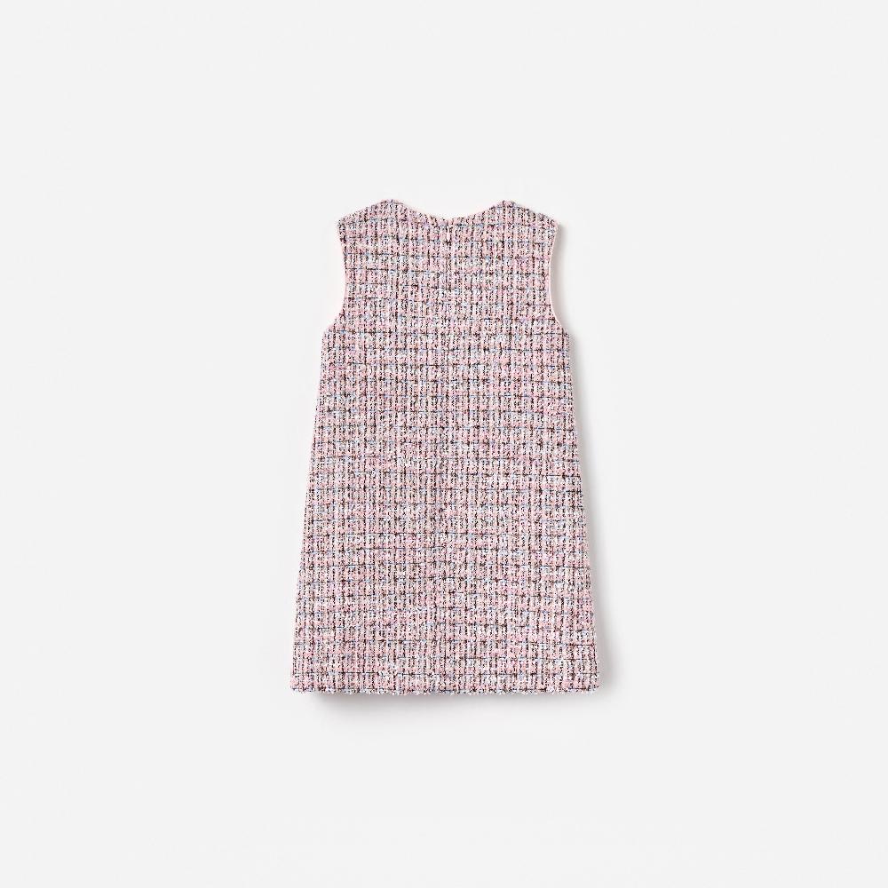 Self Portrait Pink Boucle Dress KIDS