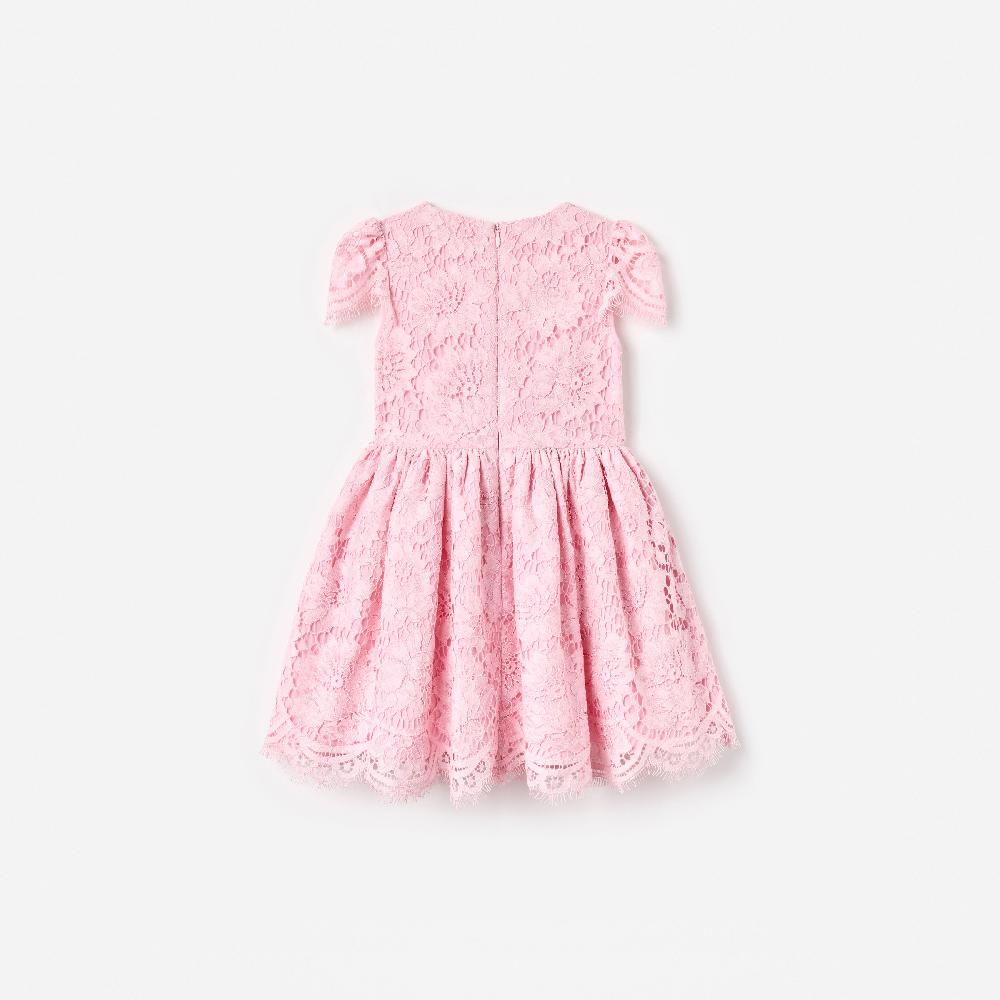 Self Portrait Pink Floral Lace Dress KIDS