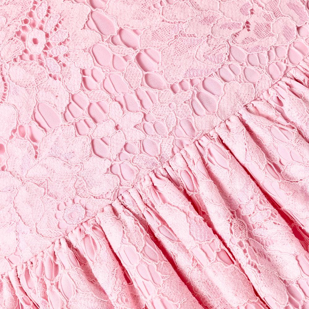 Self Portrait Pink Floral Lace Dress KIDS