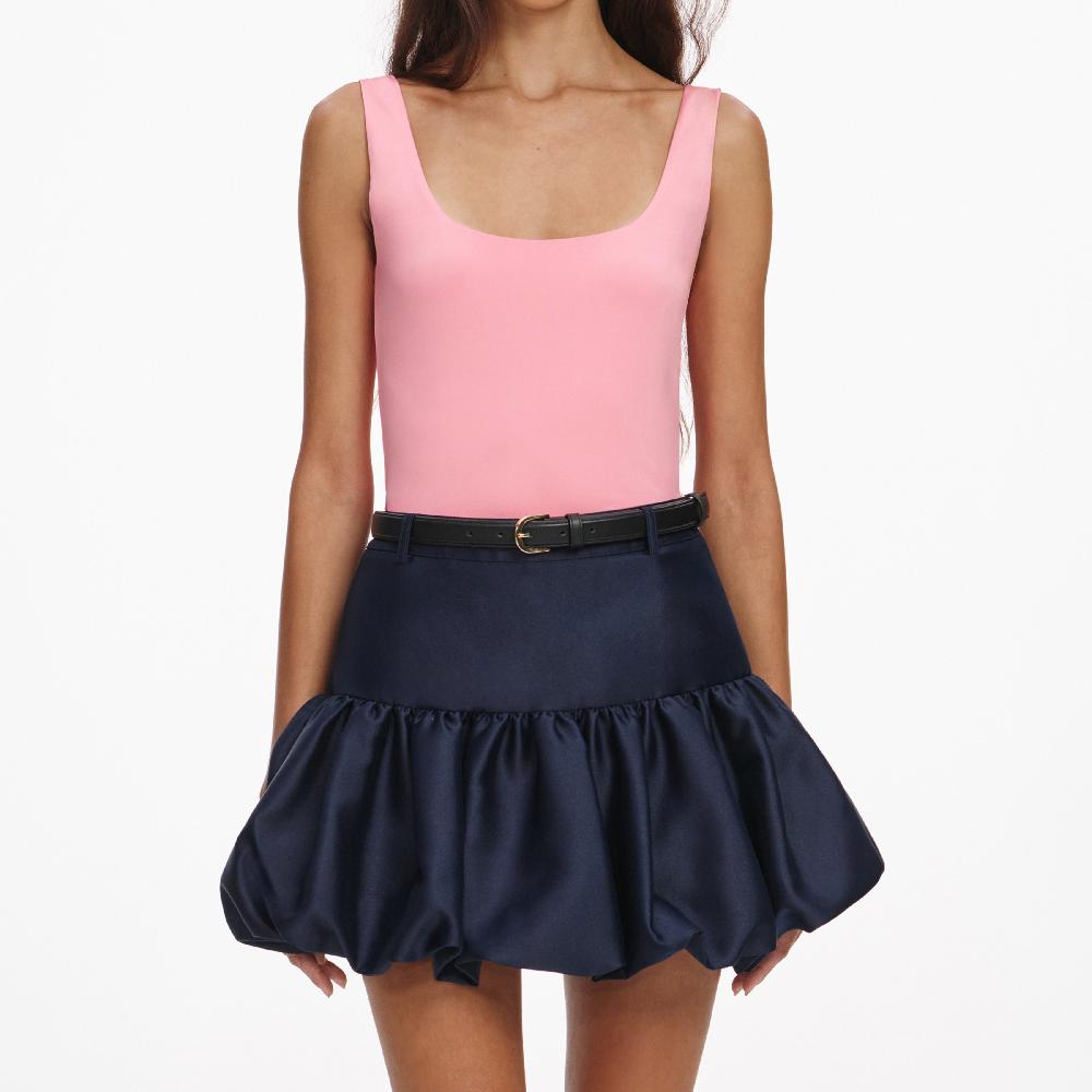 Self Portrait Pink Jersey Top CLOTHING