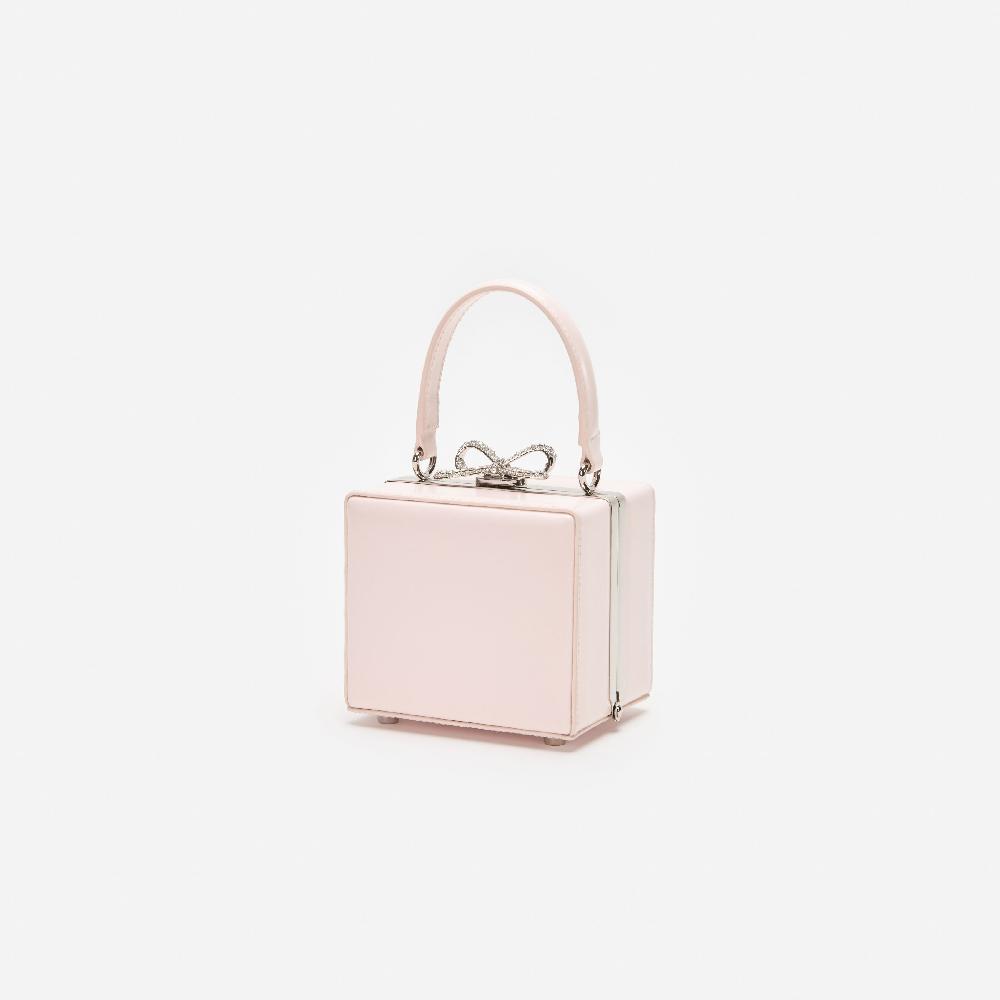 Self Portrait Pink Leather Micro Bag BAGS