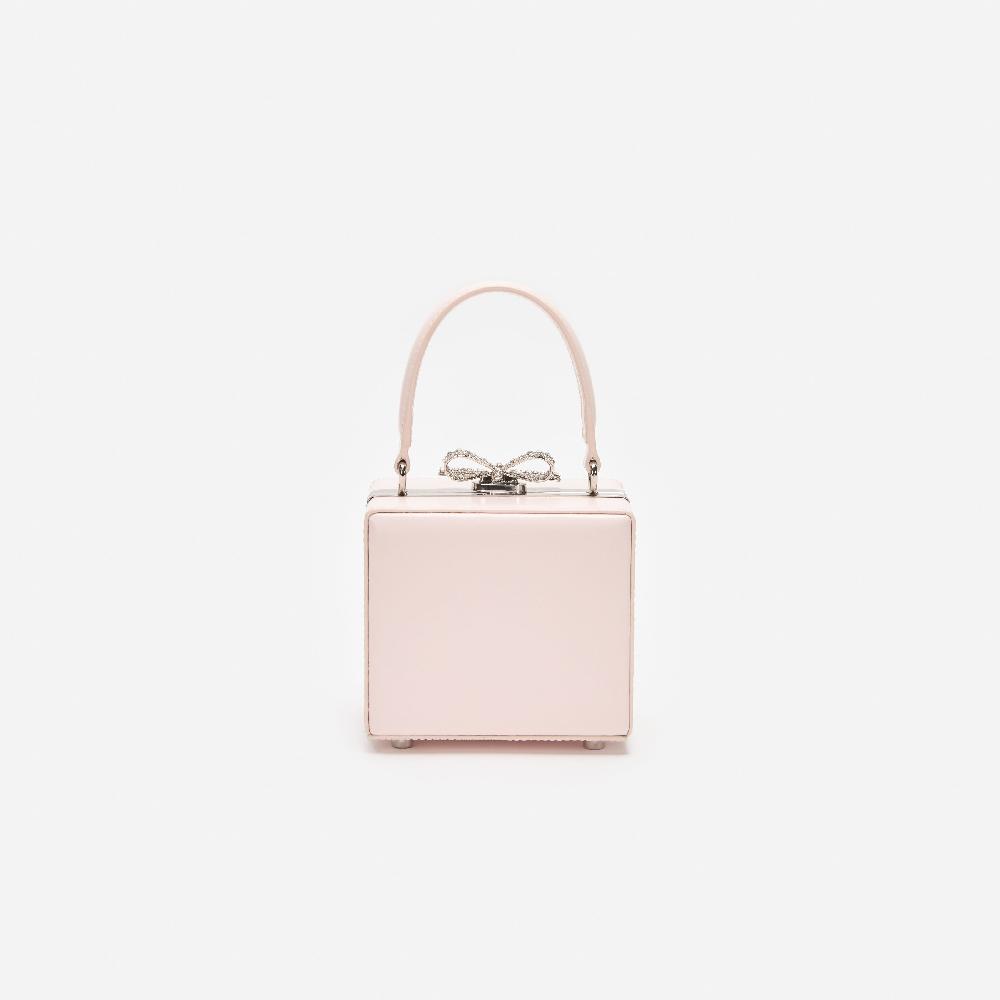 Self Portrait Pink Leather Micro Bag BAGS