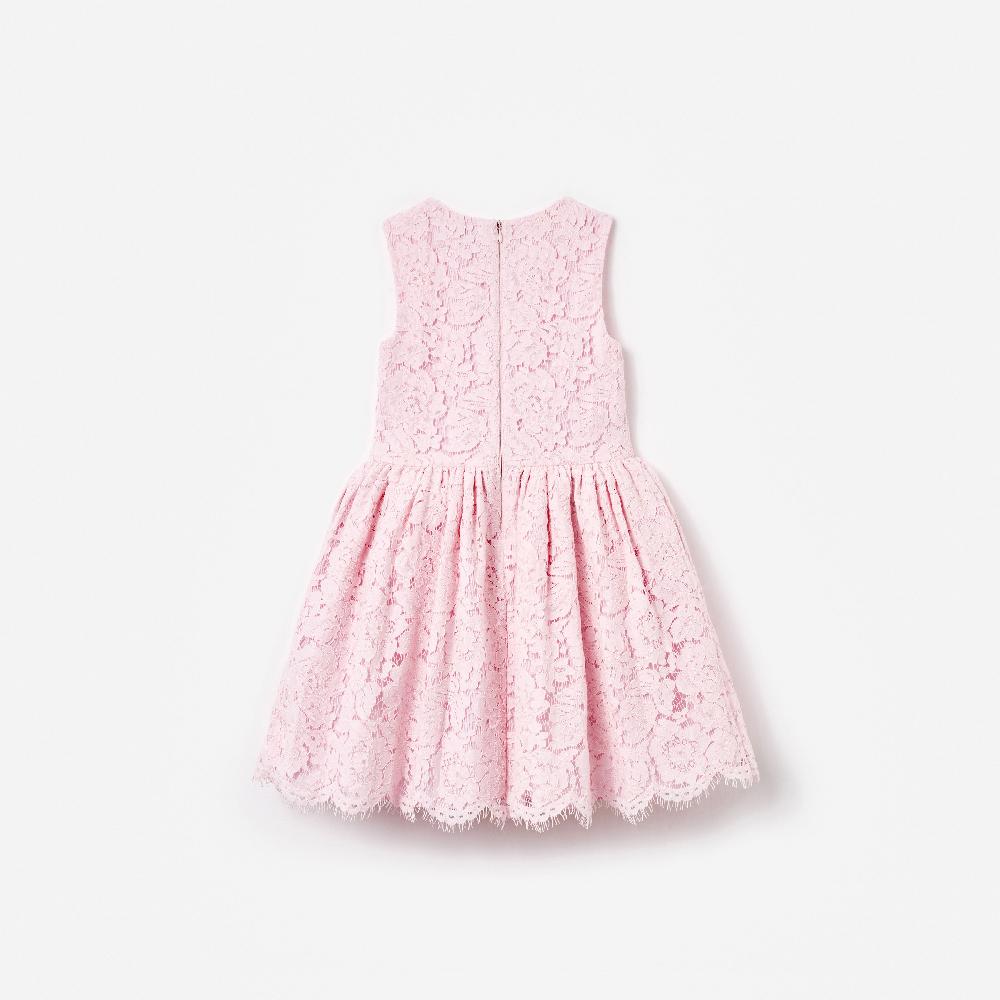 Self Portrait Pink Sleeveless Lace Dress KIDS