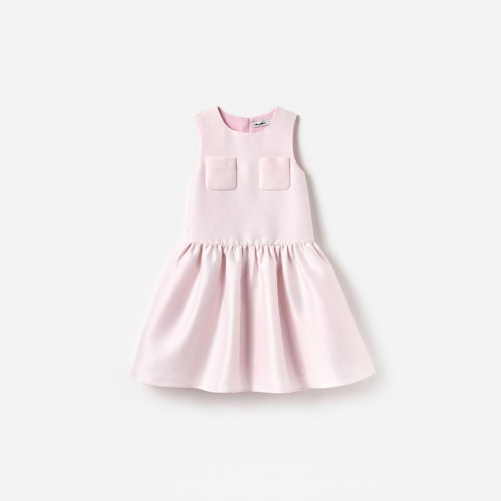self portrait Pink Taffeta Dress KIDS