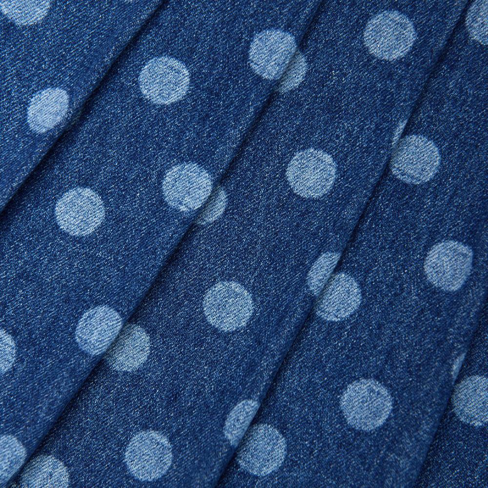 Self Portrait Polka Dot Denim Skirt KIDS