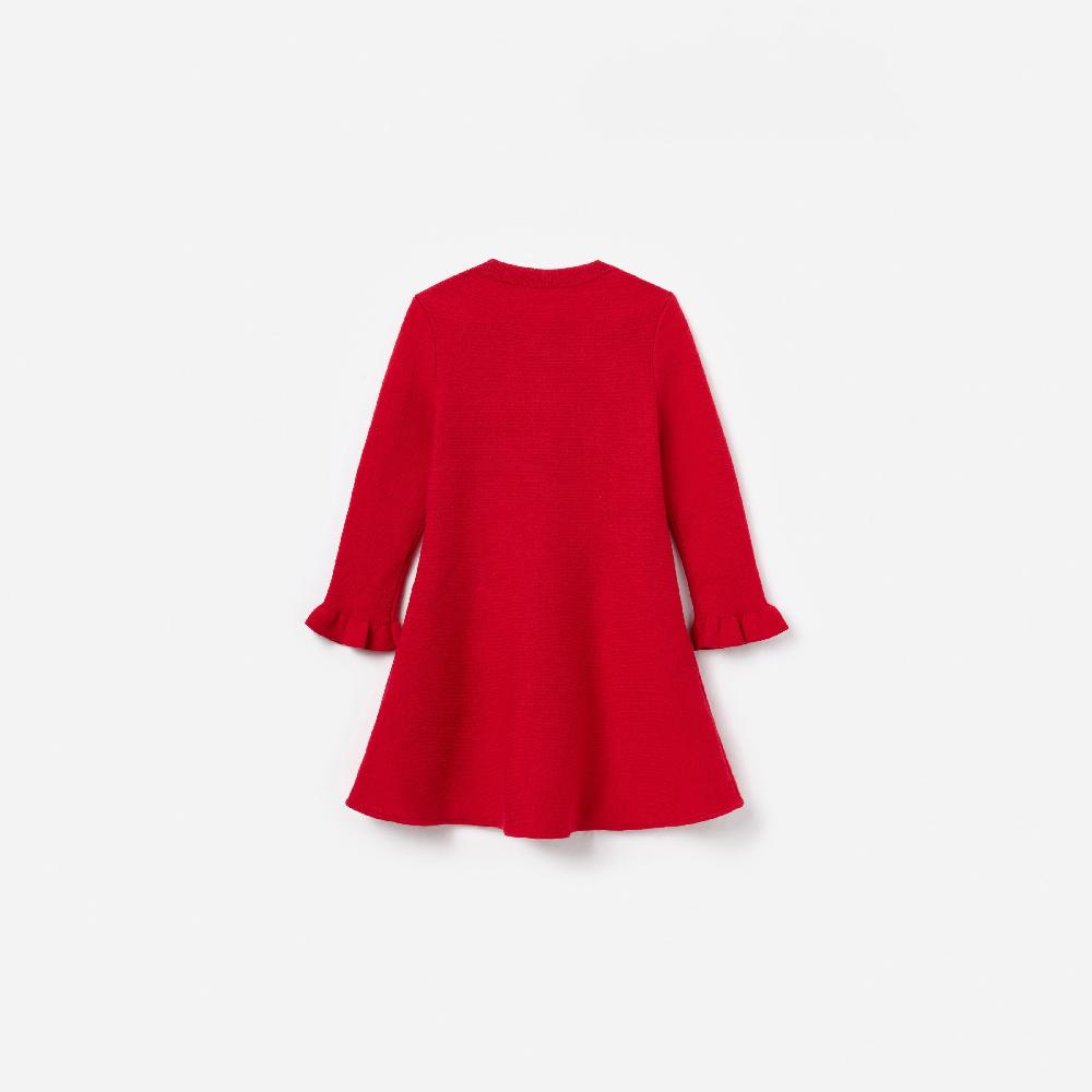 Self Portrait Red Flower Trim Dress KIDS