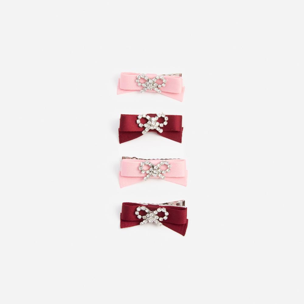 self portrait Satin Bow Hairclips KIDS