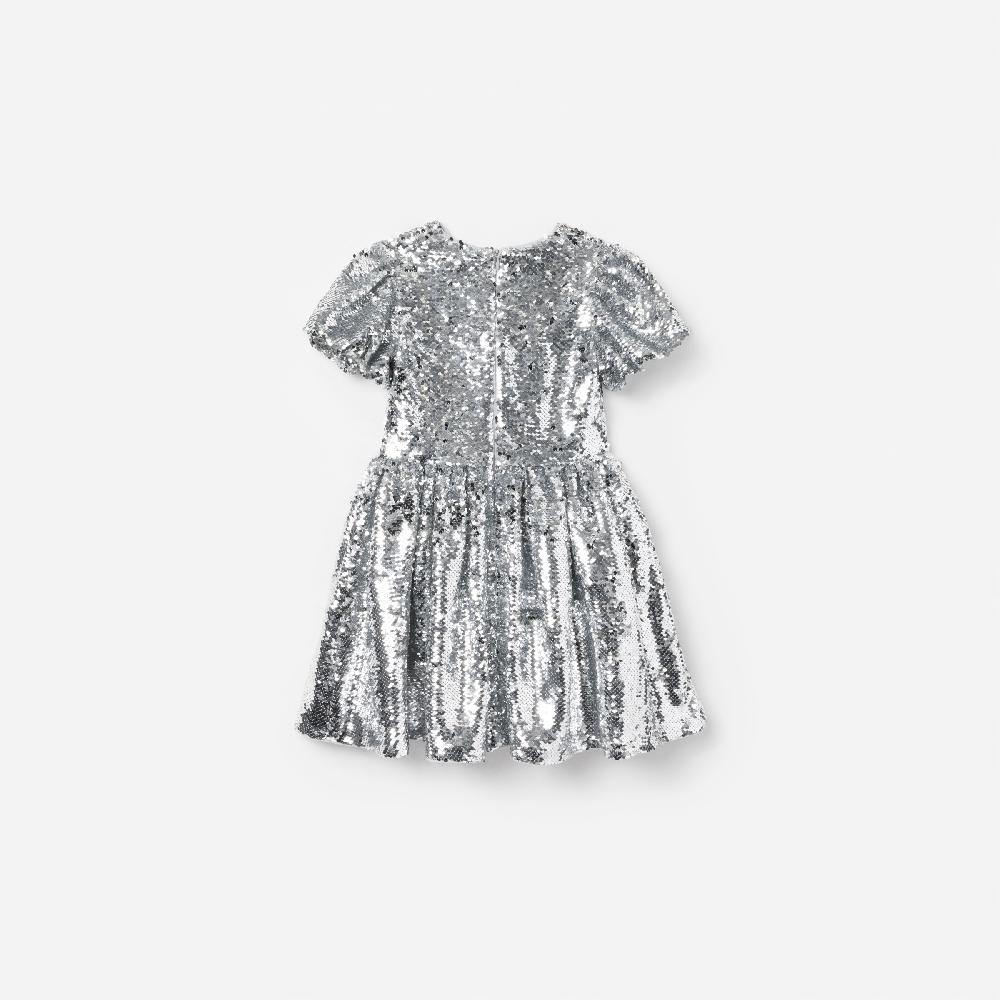 Self Portrait Silver Sequin Dress KIDS