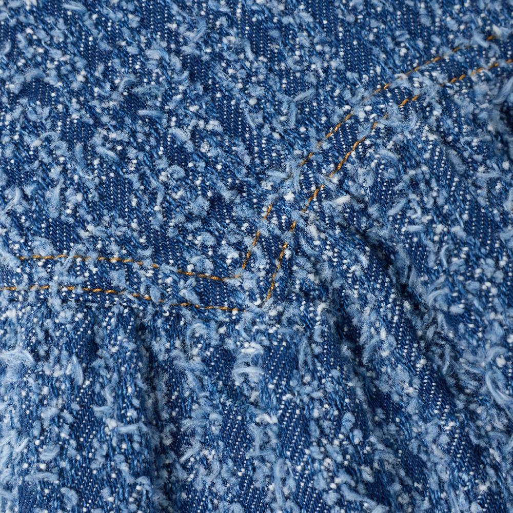 Self Portrait Textured Denim Skirt KIDS