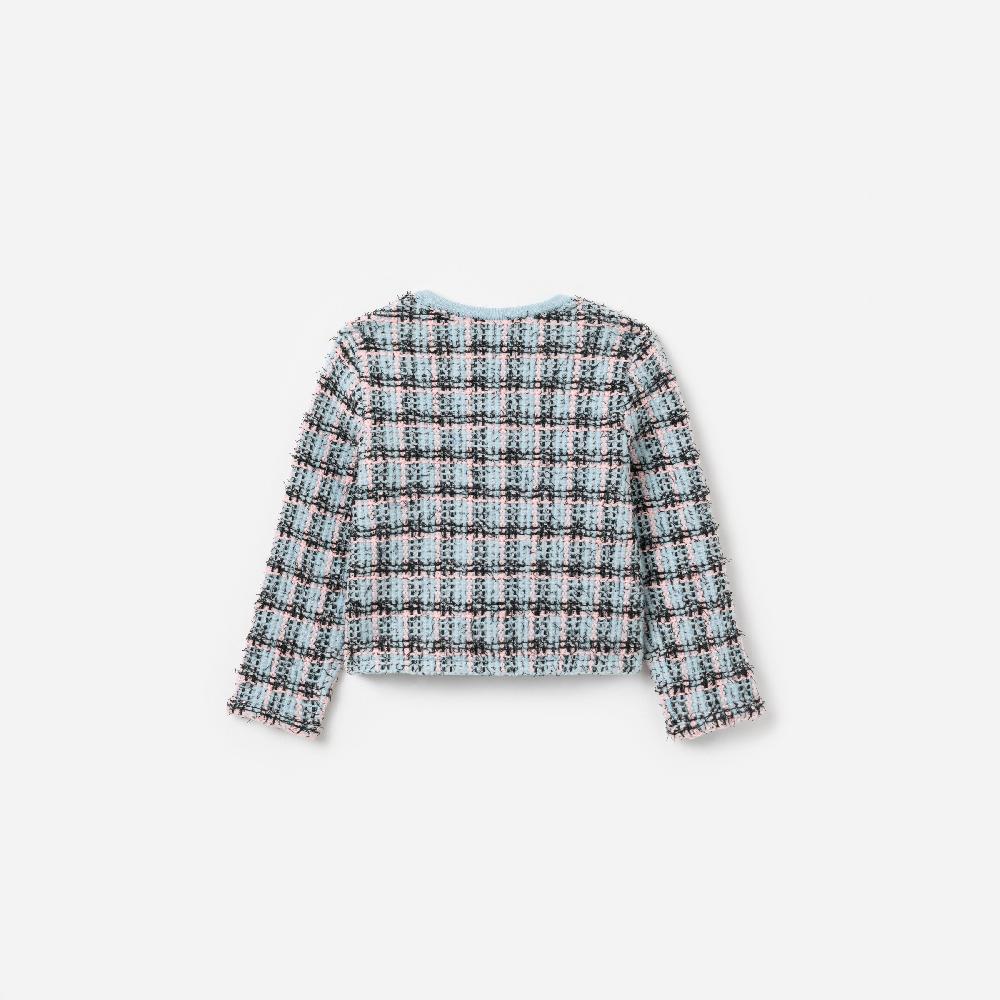 Self Portrait Textured Stripe Cardigan KIDS