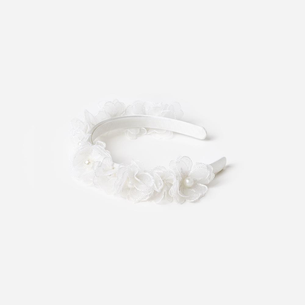 Self Portrait White Flower Headband KIDS
