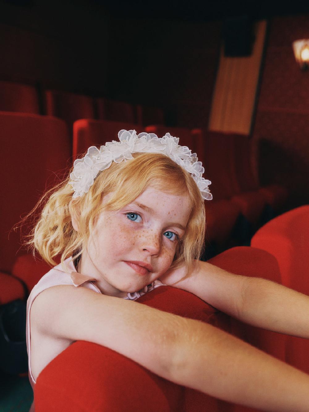 Self Portrait White Flower Headband KIDS