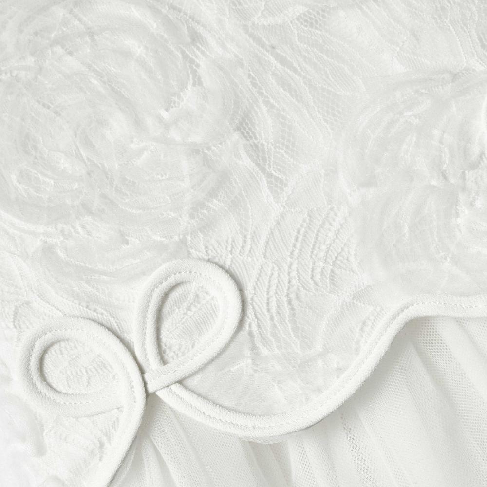 Self Portrait White Lace Bow Detail Dress KIDS