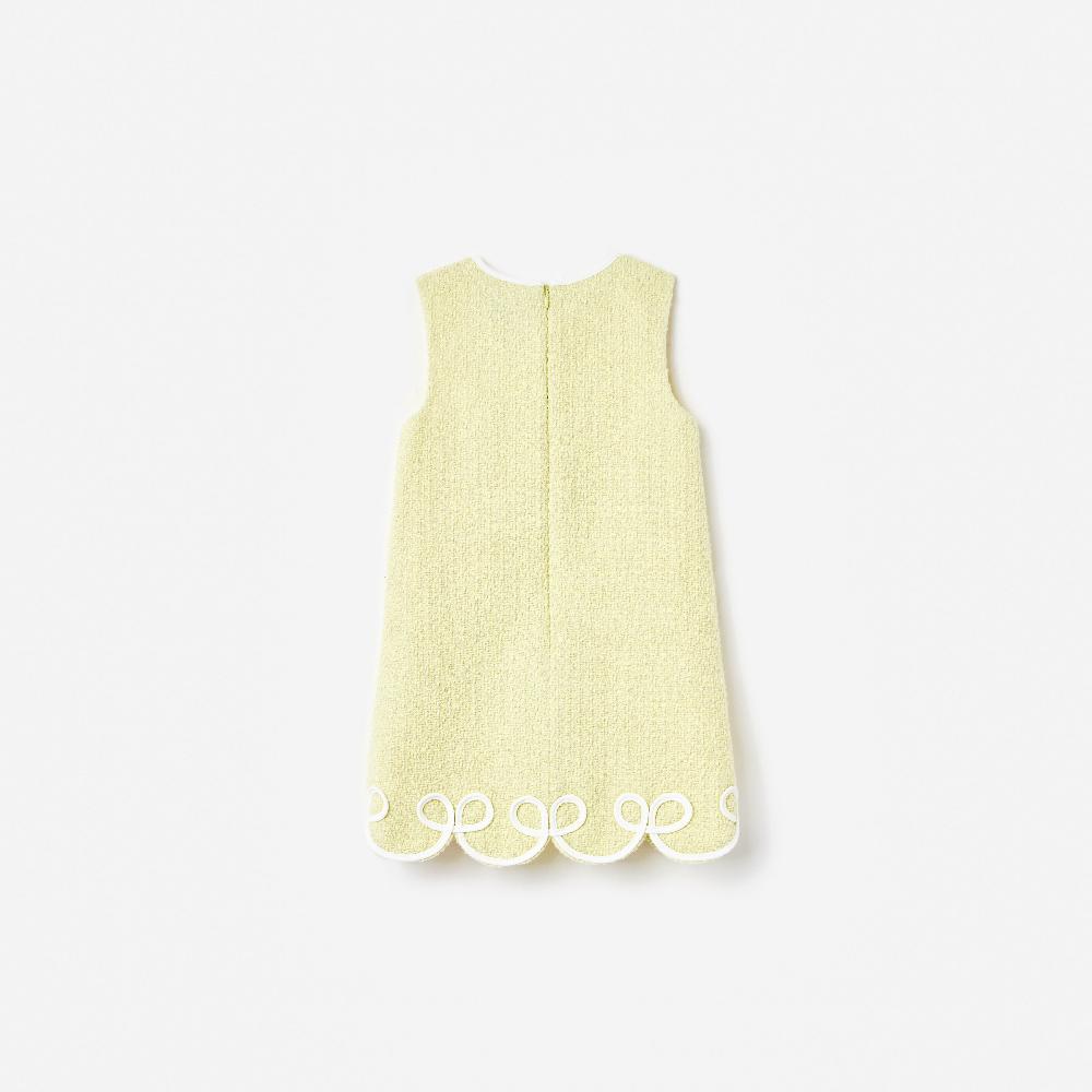 Self Portrait Yellow Boucle Dress KIDS